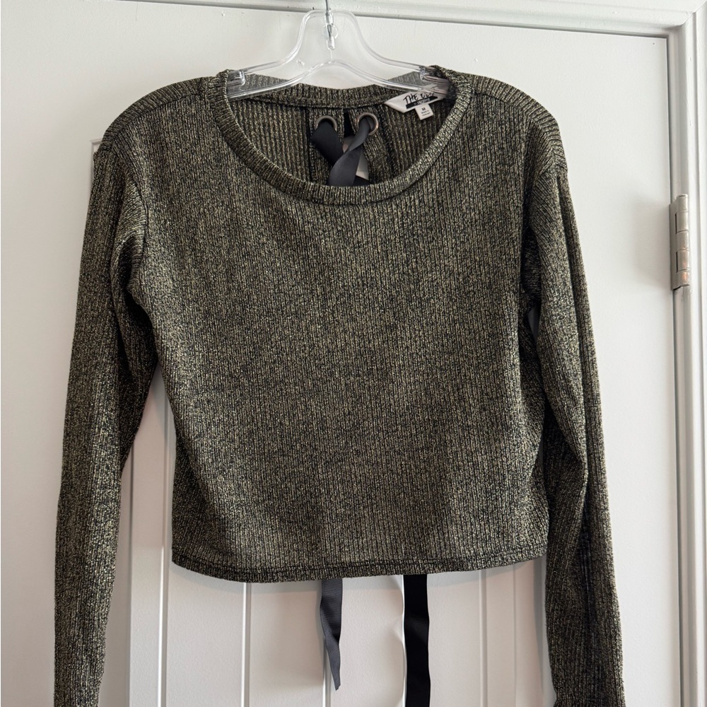 Olive Green Crew Neck Sweater
